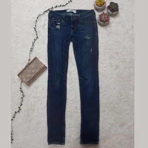 Hollister Slightly Ripped Dark Jeans